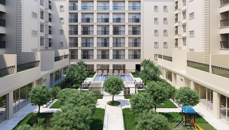 PRAÇA CENTRAL. Imagem preliminar sujeita a alteração.